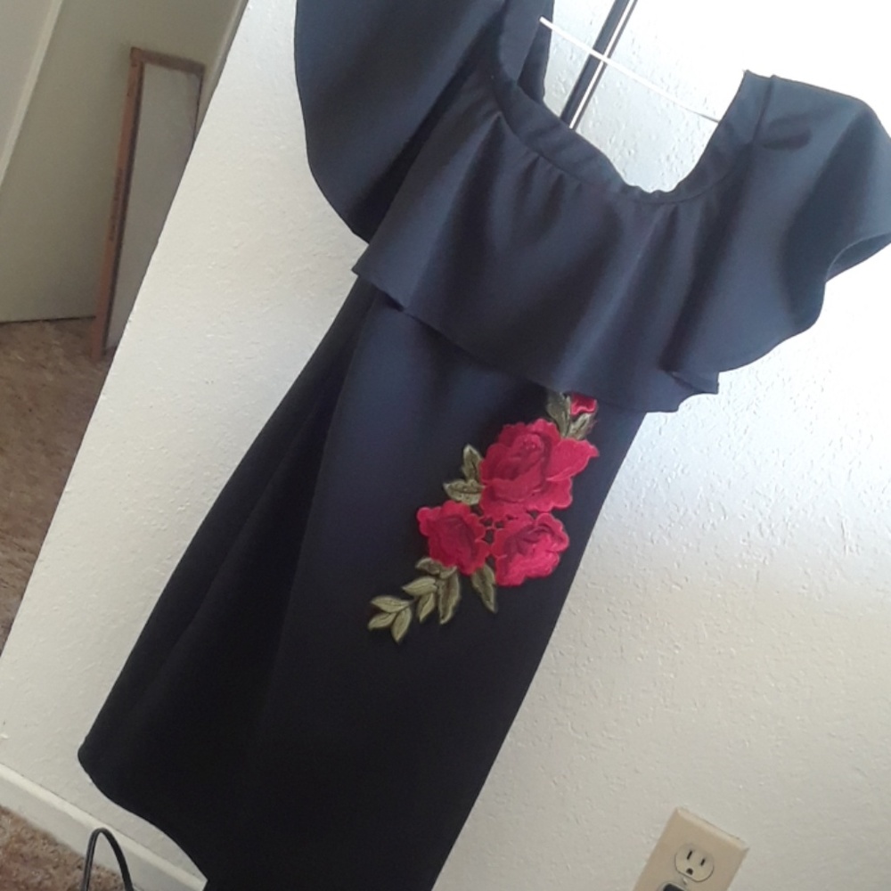 Off-the-shoulder dress